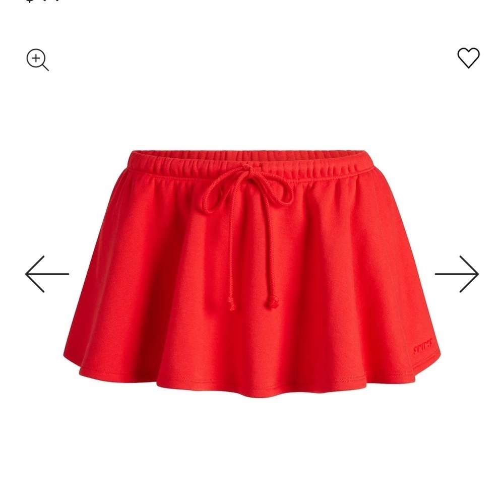 NWT Skims cotton Fleece Micro Skirt Size Medium - Picture 6 of 6